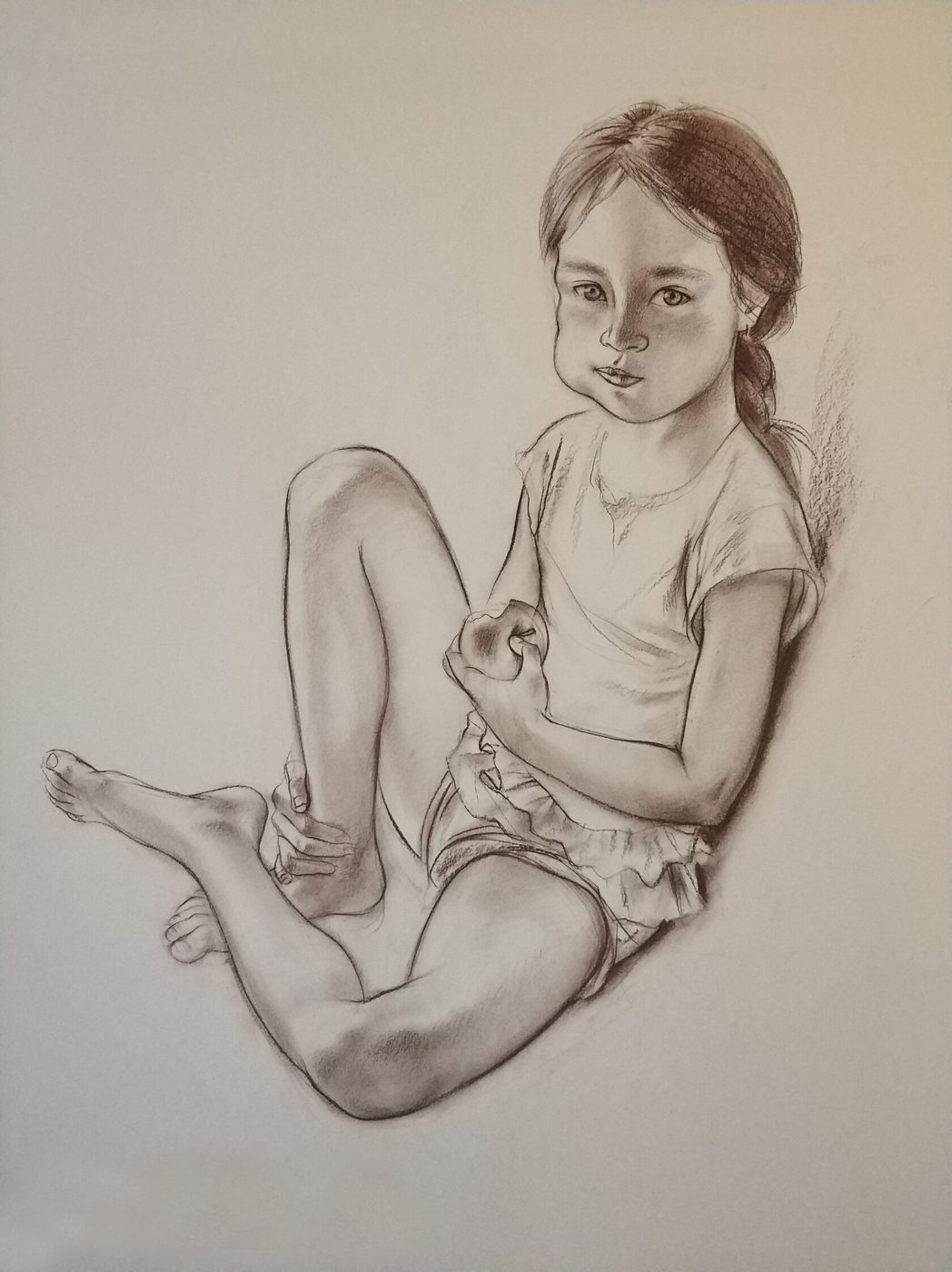 ЕВА, Бумага/сепия, 60 × 40 см, 2018, художник Наталья Дикунова