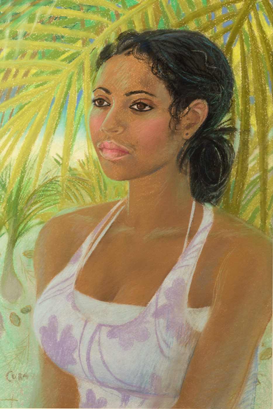 КУБИНКА, Бумага/пастель, 60 × 45 см, 2011, художник Наталья Дикунова